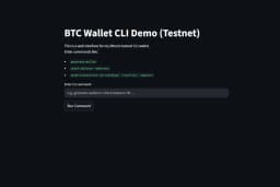 Bitcoin Testnet Wallet